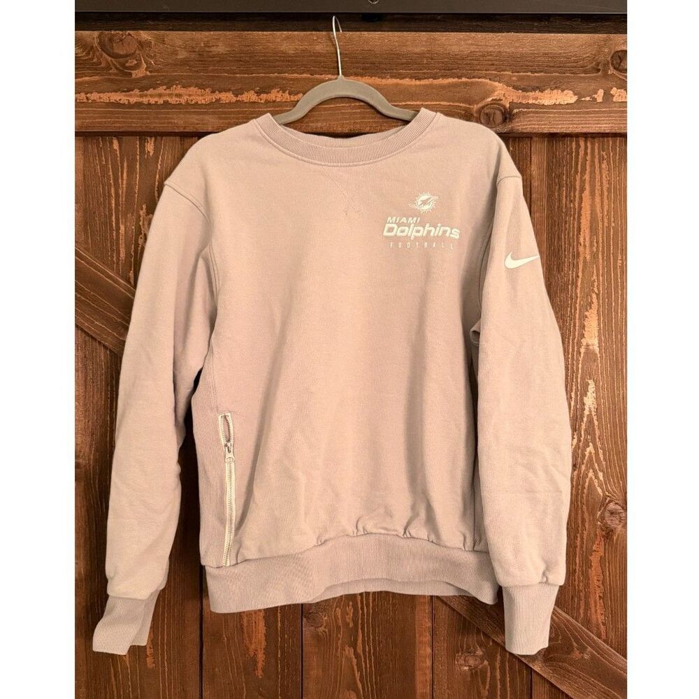 Miami Dolphins Nike Grey Sweatshirt Men's Size Small